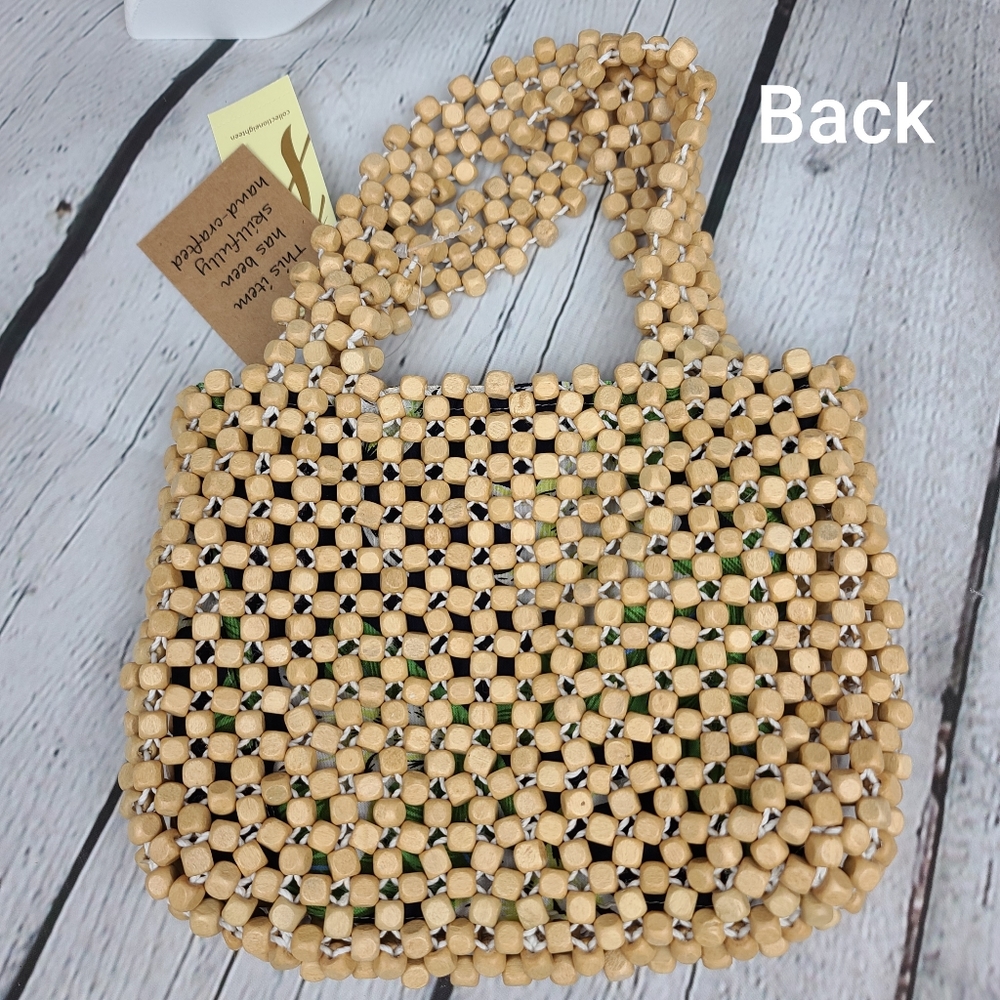 Handcrafted Small Beaded Bag - Picture 2 of 8